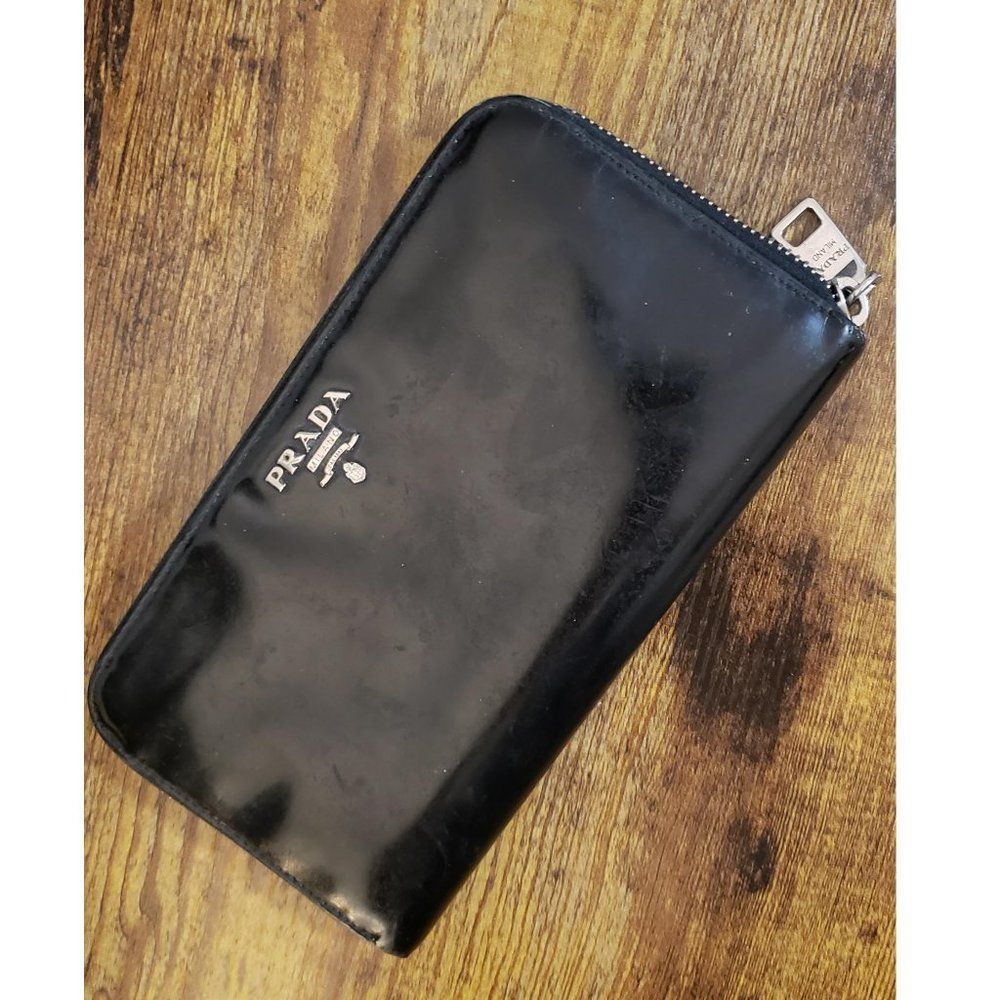 Prada Saffiano Continental Large Leather Wallet